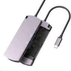 M.2 SDD ohišje USB-C HUB HDMI Ethernet 1000Mbps