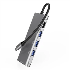 USB C HDMI bralnik kartic HUB brez PD
