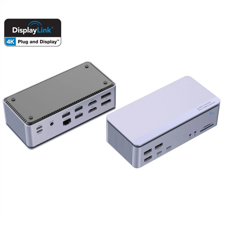 DisplayLink DL6950 19 IN 1 USB C priključna postaja z M.2