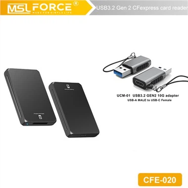 Čitalnik kartic za kartice CFexpress tipa B, USB-C, 3.2 Gen 2